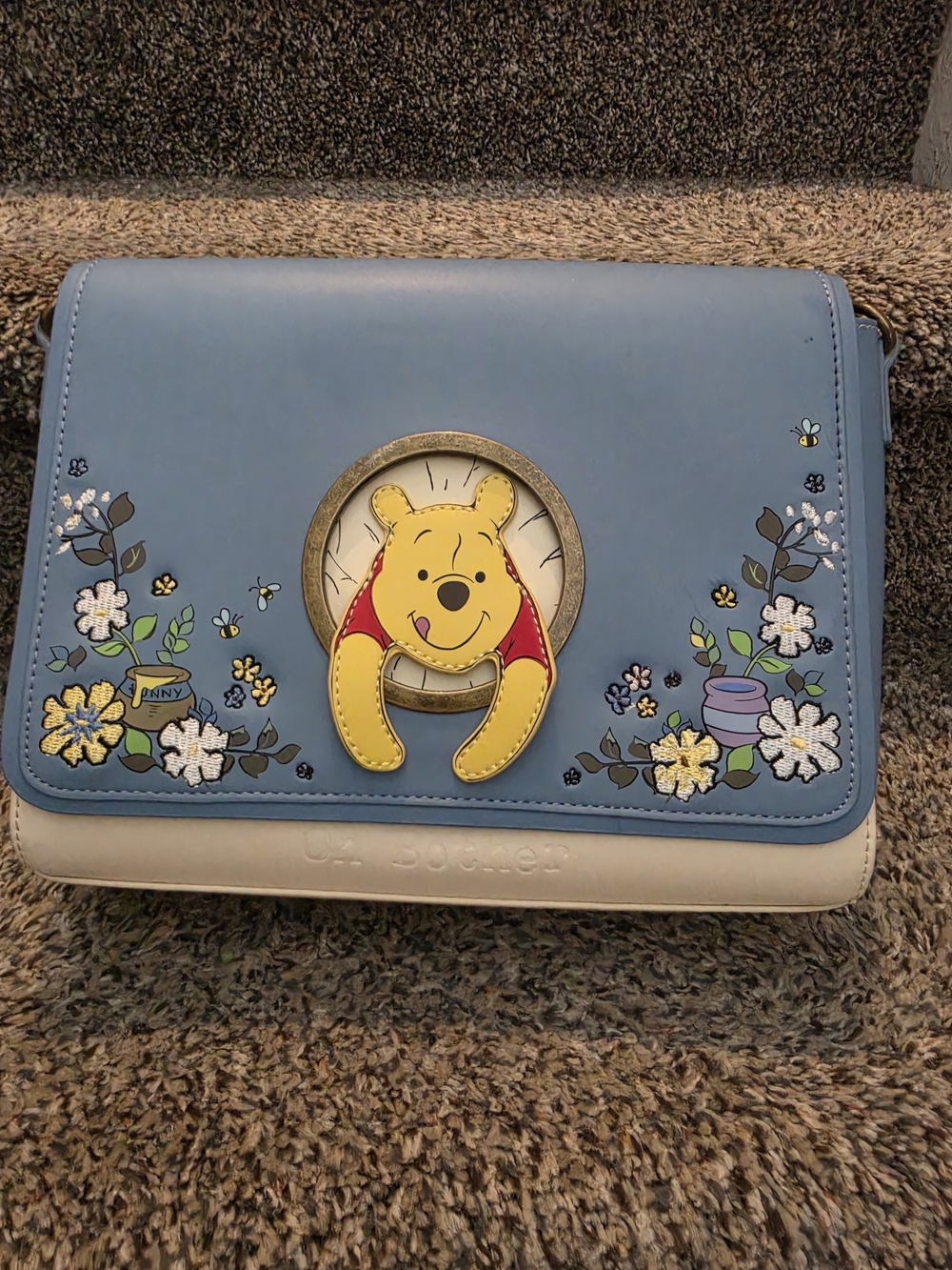 Loungefly x Disney Winnie the Pooh 95th Anniversary Celebration Peek-a-Pooh Cros